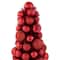 15.75" 3-Finish Shatterproof Ball Christmas Tree with Tinsel